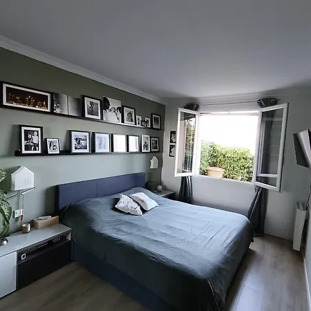 公寓 Village - Panoramic Sea And Hill View, Private Garden & Serenity *